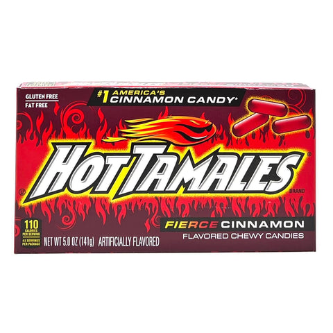 Hot Tamales - Cinnamon Candy (Theatre Box) freeshipping - House of Candy