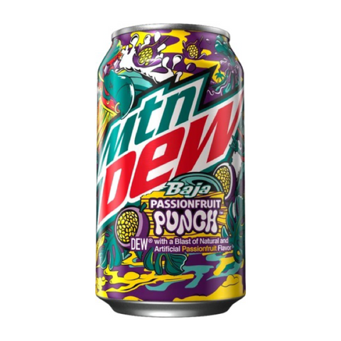 Mountain Dew - Baja Passionfruit Punch (355ml)