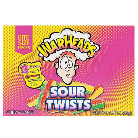 Warheads - Sour Twists (Theatre Box) freeshipping - House of Candy