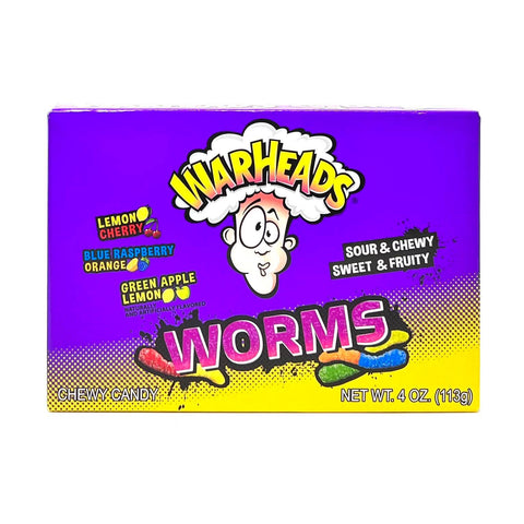 Warheads - Worms (Theatre Box) freeshipping - House of Candy