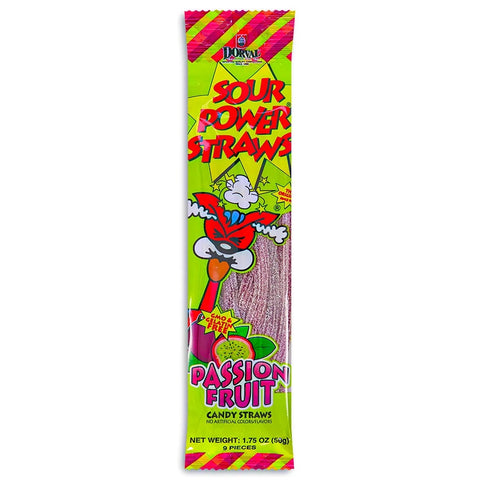 Sour Power Straws - Passionfruit