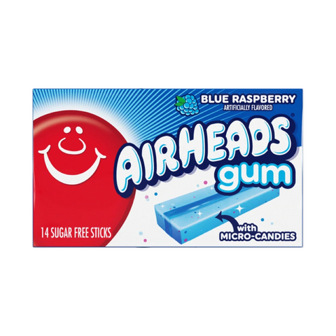 Airheads Gum - Blue Raspberry (43g)