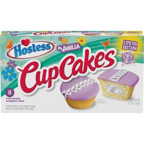 Hostess - Vanilla Lavender Cupcakes (8 pack)